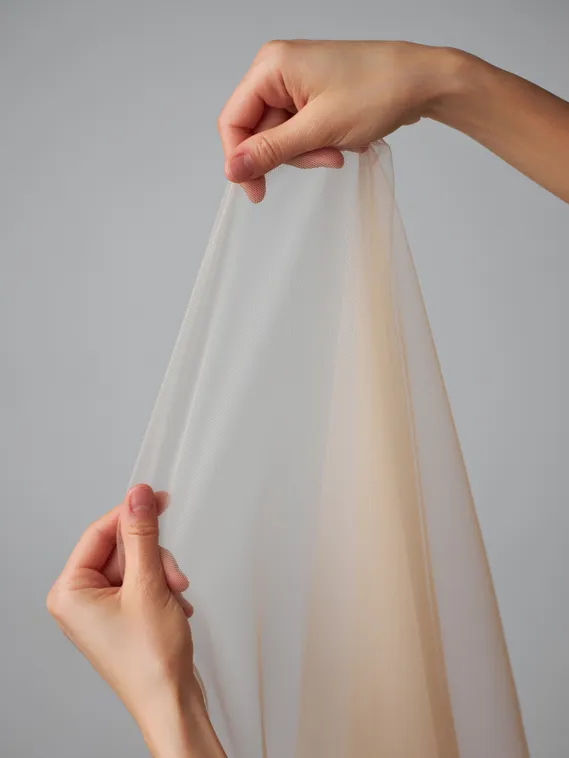 Бюстовая неэластичная сетка Lauma оптом, арт.480, бежевый 775