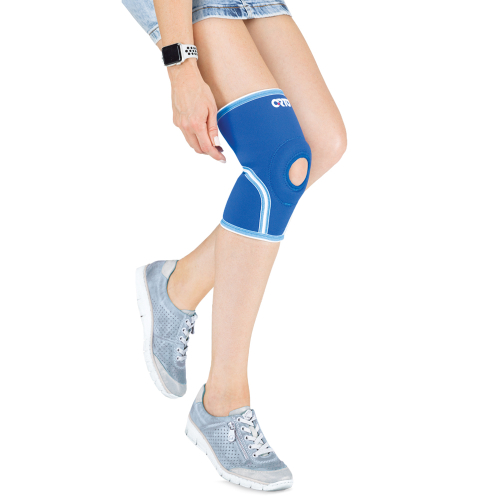 Бандаж на коленный сустав с отверстием NKN-209 (Размер: XXXS, Степень фиксации: Умеренная)