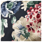 Чехол на подушку IKEA LEIKNY (ЛЕЙКНИ), Черный с цветочным рисунком, 50x50 см