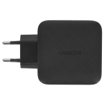 Сетевое зарядное устройство Ugreen CD224 USB-A + 3xUSB-C 65 Вт GaN Tech Fast Charger EU, черный (70774)