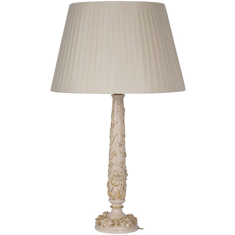 Настольная лампа Лето Шебби Айвори