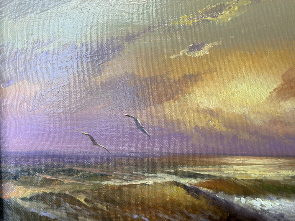 Беляев В.В. Волна. Холст, масло, 2021 г.