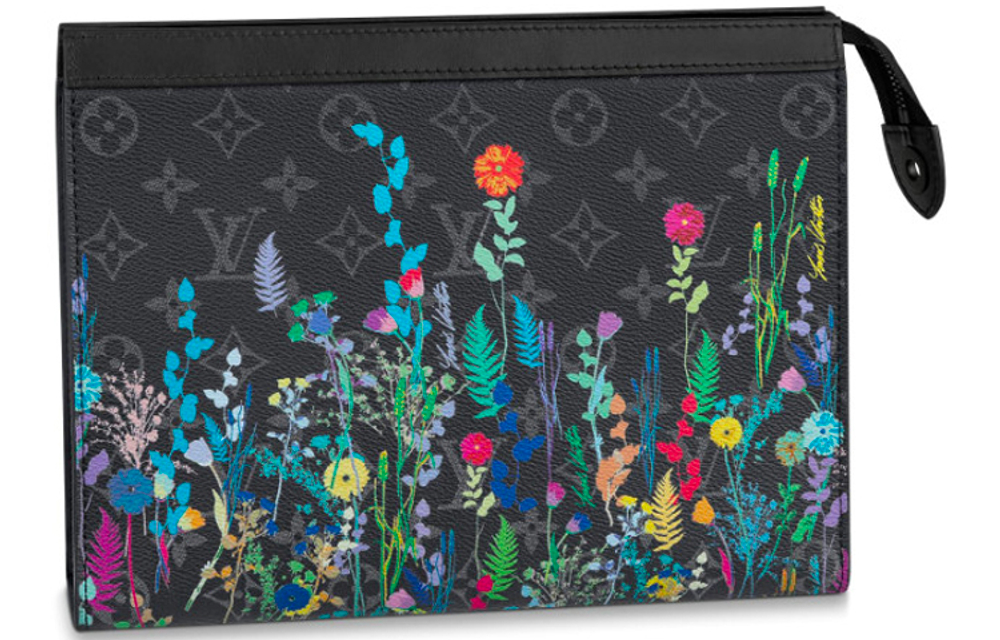 LOUIS VUITTON Pochette Voyage 6 Slot Monogram Eclipse Foliage