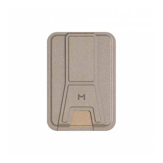 Magssory Duo Magnetic Kickstand Wallet Latte
