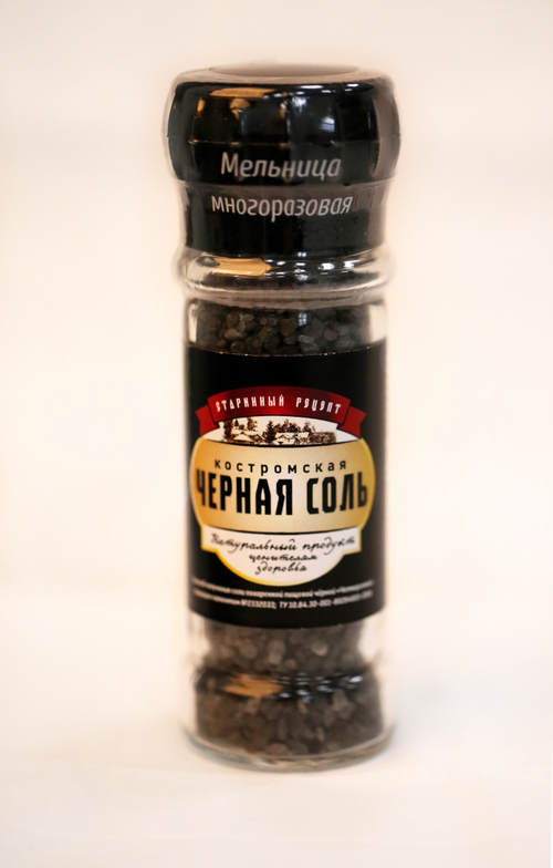 Соль чёрная в мельнице, 110 г