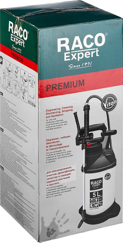 RACO Pro 500, для работы с агрессивными химикатами, 5 л, опрыскиватель (4240-54/500)
