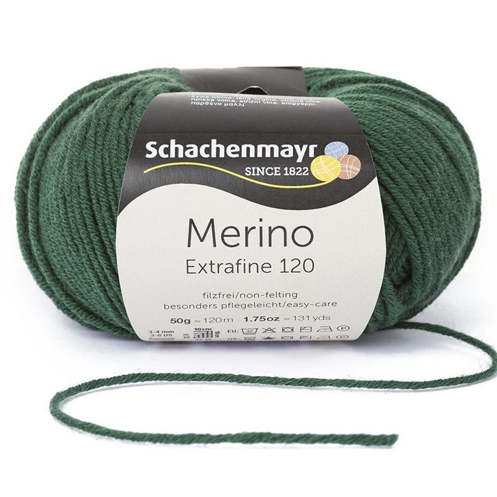 Пряжа Schachenmayr Merino Extrafine 120 (00172)