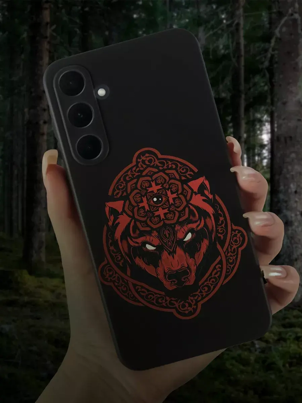 Чехол на Samsung A35 с принтом