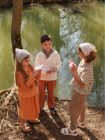 Платочек Mjölk Storm Gray из муслинового хлопка