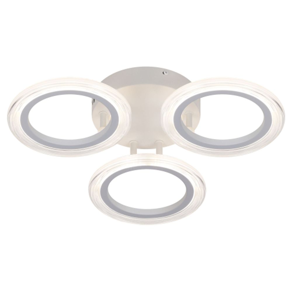 Светильник потолочный светодиодный ЭРА Модерн Ring CLL-1-39W 4K WH без ДУ белый