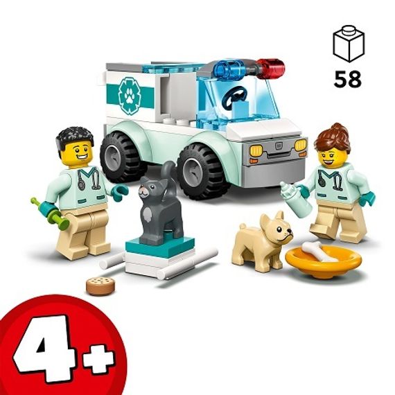 Lego konstruktor City 60382 Vet Van Rescue