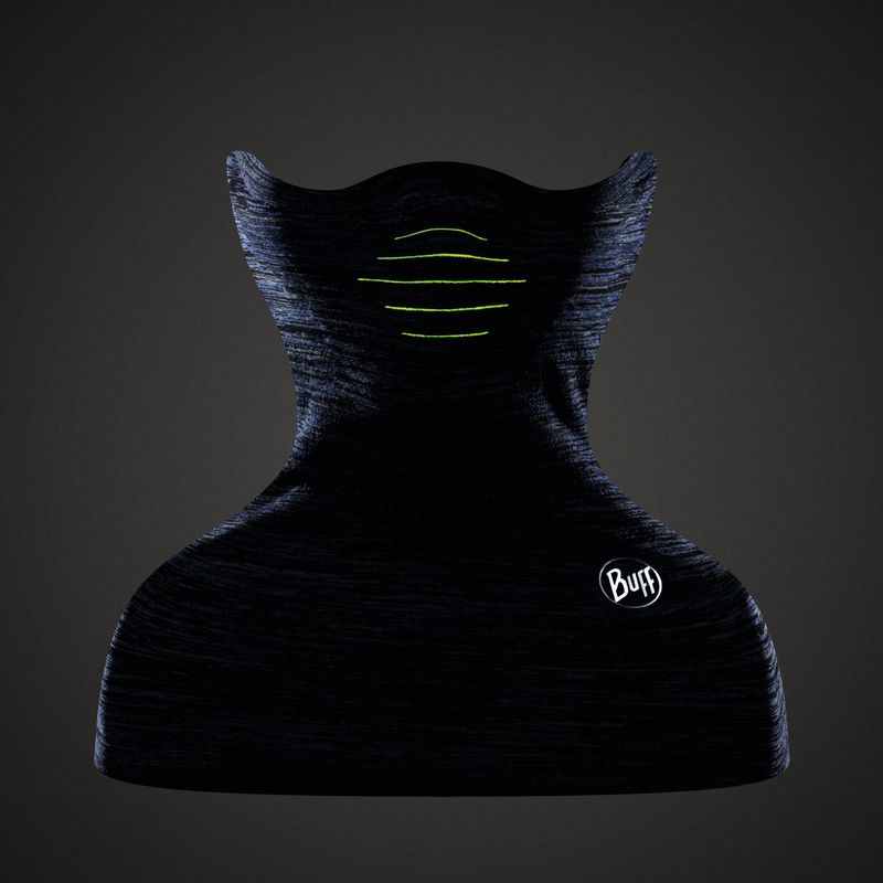 Бандана-маска со светоотражающими нитями Buff Dryflx+ Neckwarmer Blue Фото 4