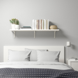 IKEA TOMTHULT  (ИКЕА ТОМТХУЛТ)  -  Кронштейн, белый, 18x24 см
