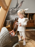 Лонгслив Mjölk Экрю с крылышками, уценка