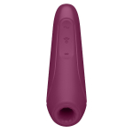 Бордовый вакуум-волновой стимулятор Satisfyer Curvy 1+ (Цвет: бордовый)