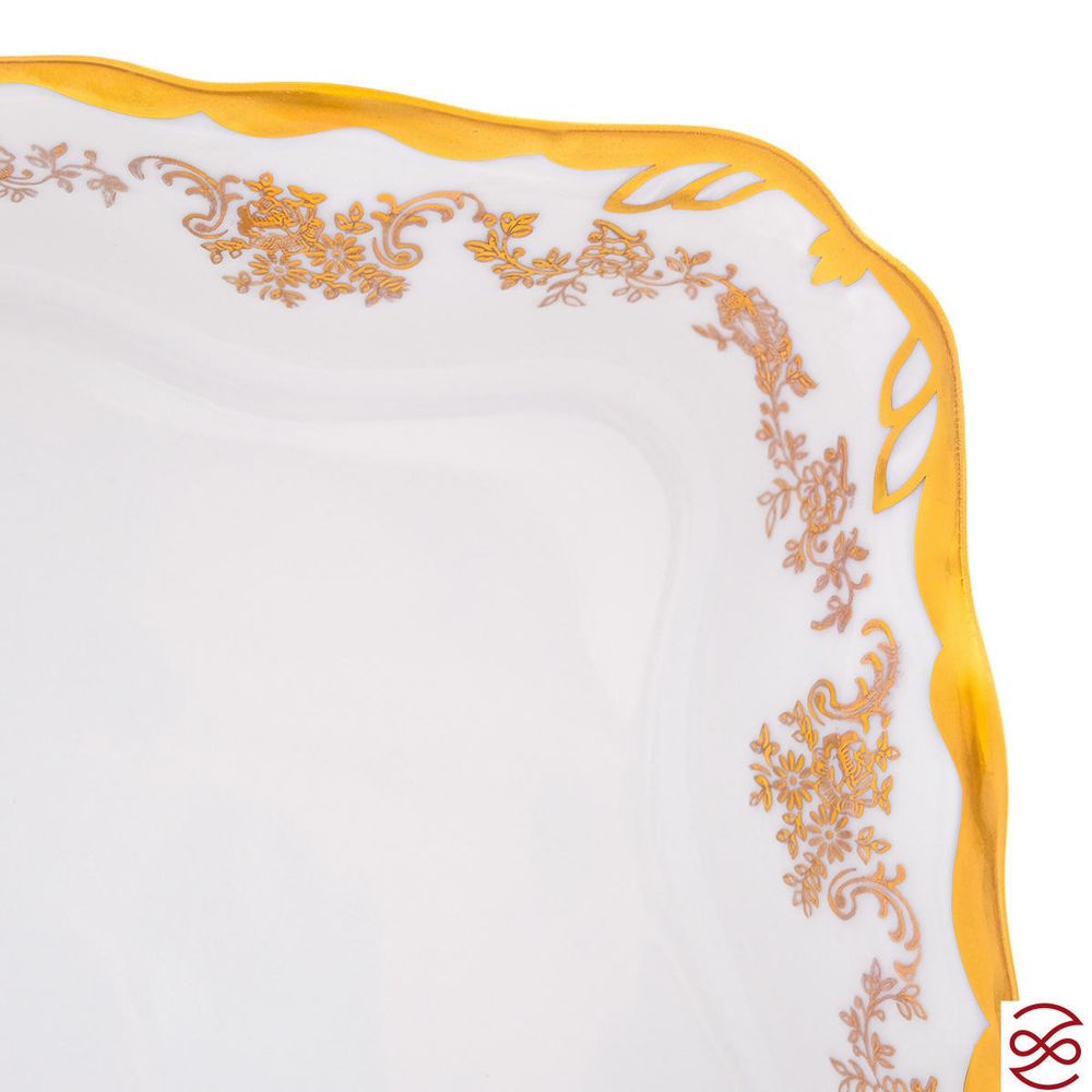 Салатник квадратный Queen's Crown 21 см