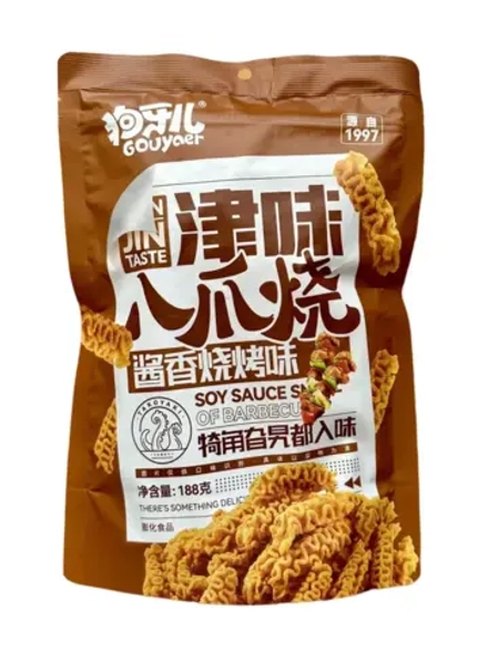 Китайские чипсы острые со вкусом Барбекю 188 г