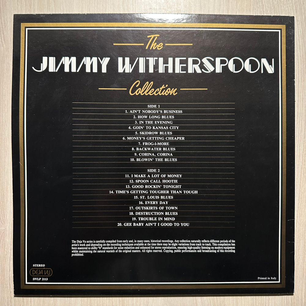 Jimmy Witherspoon - 20 Blues Greats (Италия)