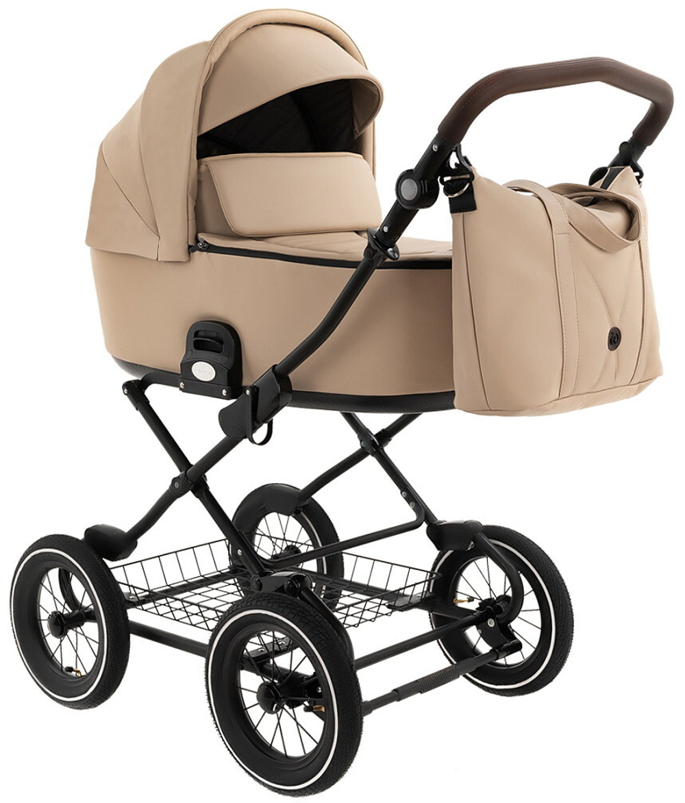 Детская коляска Roan Bass Next Classic Кожа d12 2 в 1 RCL302/1 Caramel