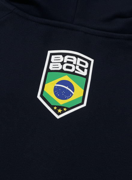 Толстовка Bad Boy World BJJ  черная демисезон