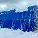 Пневмокаркасный ангар «Рубеж 2» 15×8×4 м — из ПВХ для ремонта и хранения техники