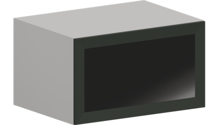 Кухня Модуль ШВГС 810 Графит / Насыщенно-зеленый