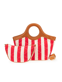 25079/69 Сумка жен., текстиль + иск. кожа