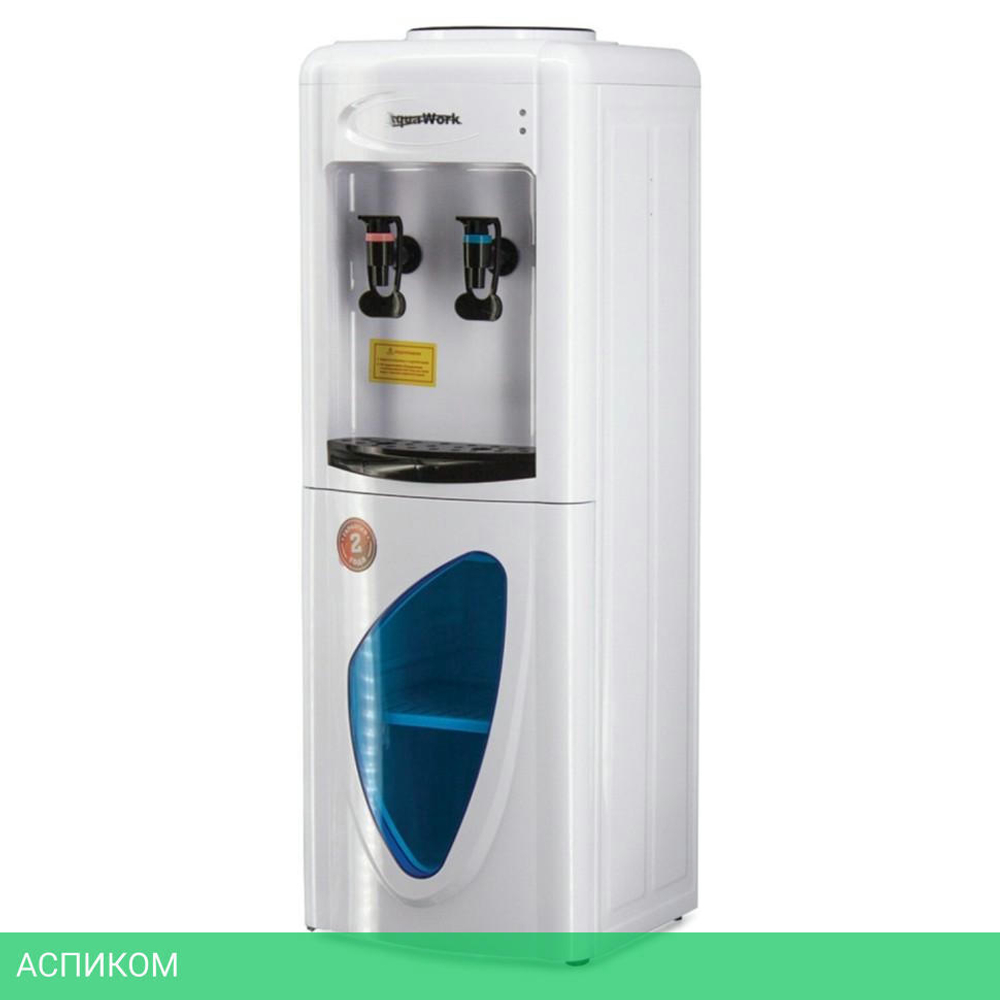 Кулер для воды AquaWork 0.7LKR белый/черный (23210)