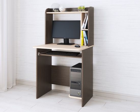 Стол письменный ГРЕТА-1 венге / дуб молочный