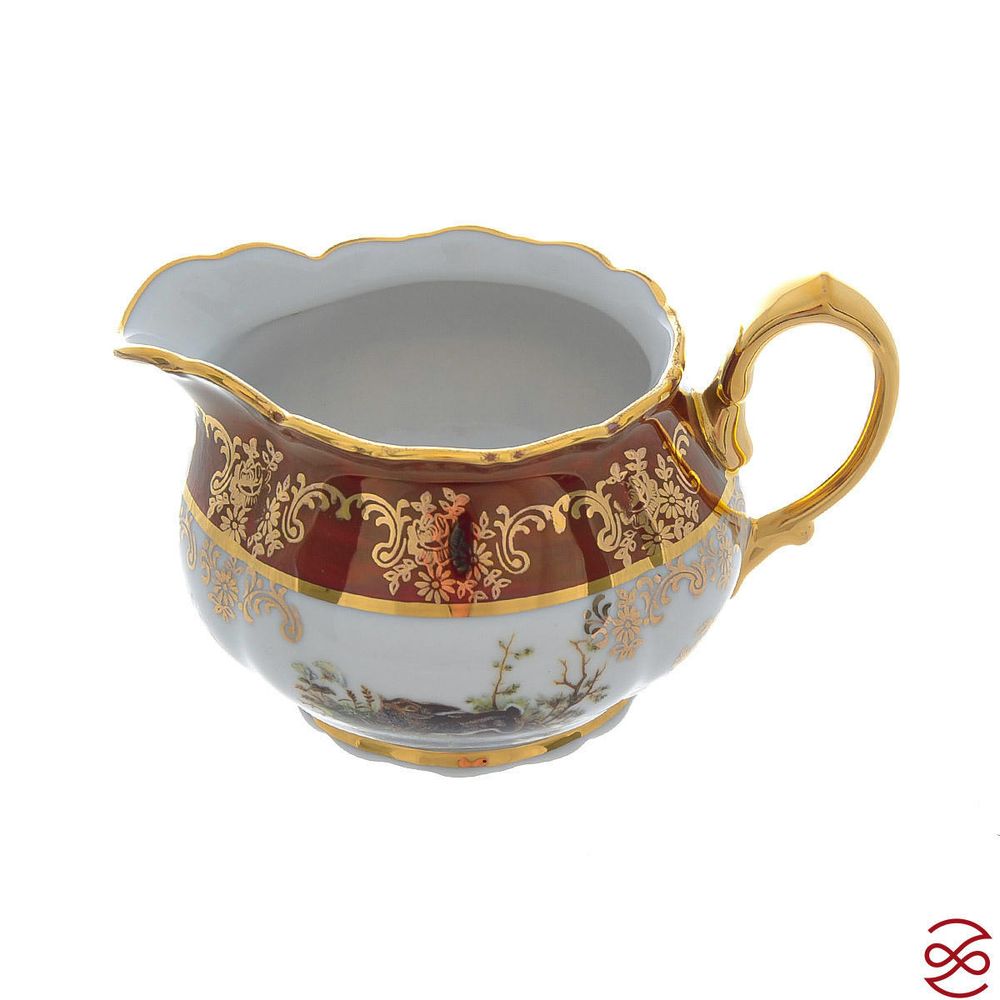 Молочник Queen's Crown Aristokrat Охота красная 400 мл