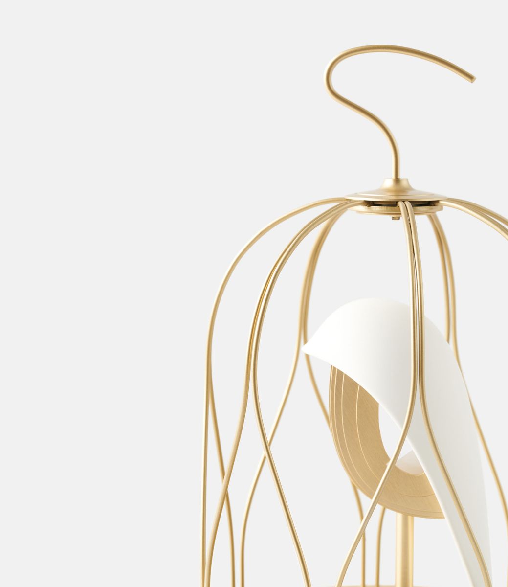 Daqi Concept Jingoos Ivory White — акустический светильник