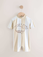 Костюм плавательный слитный для мальчика Next E22-303, Бежевый