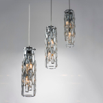 722030 Люстра LIMPIO 4х6W(led) G9 ХРОМ/ПРОЗРАЧНЫЙ