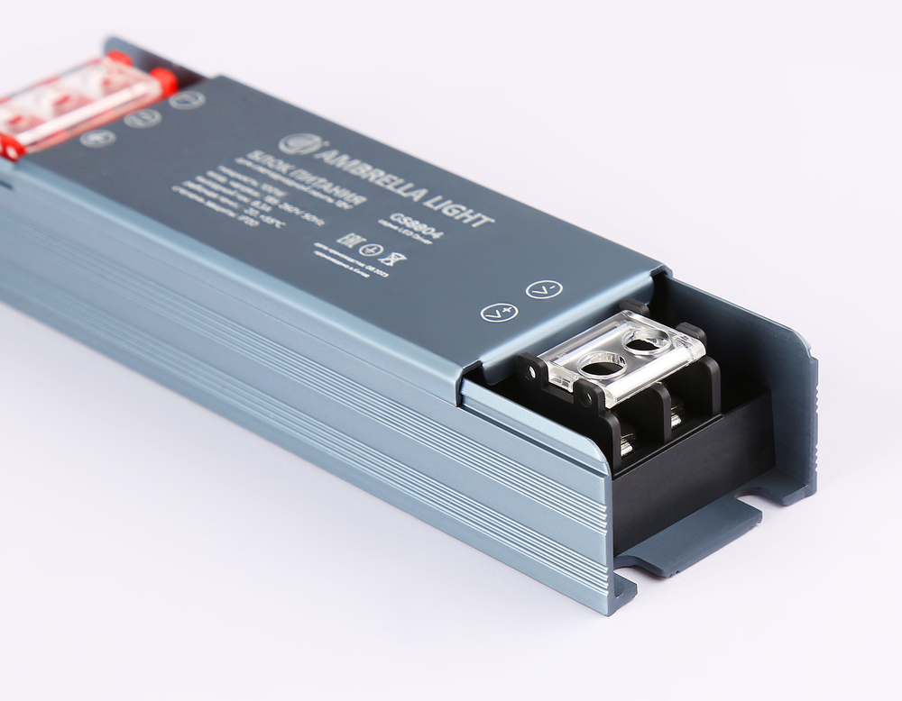 Блок питания для светодиодной ленты 12V 100W 8.3A IP20 185-260V 130*35*22 GS8804