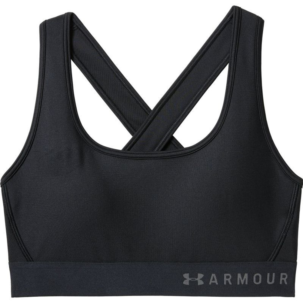 Теннисный бюстгальтер Under Armour Mid Crossback - Black