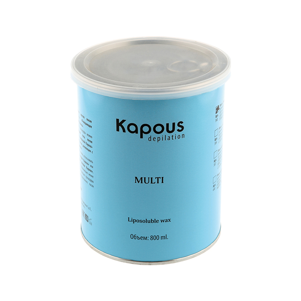Жирорастворимый воск Kapous GOLD в банке 800мл