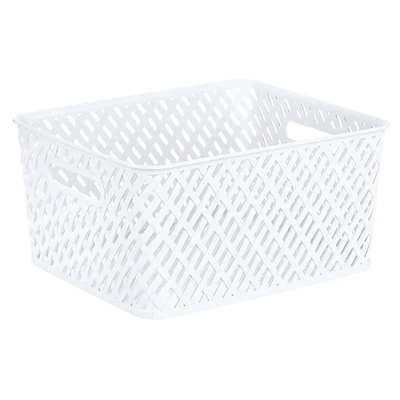 Корзина Плетенка (350х175) (белый)