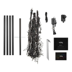 Умная уличная гирлянда «Конусная ёлка» Twinkly Light Tree 3D, RGB + W (2 м, 300 светодиодов) Generation II