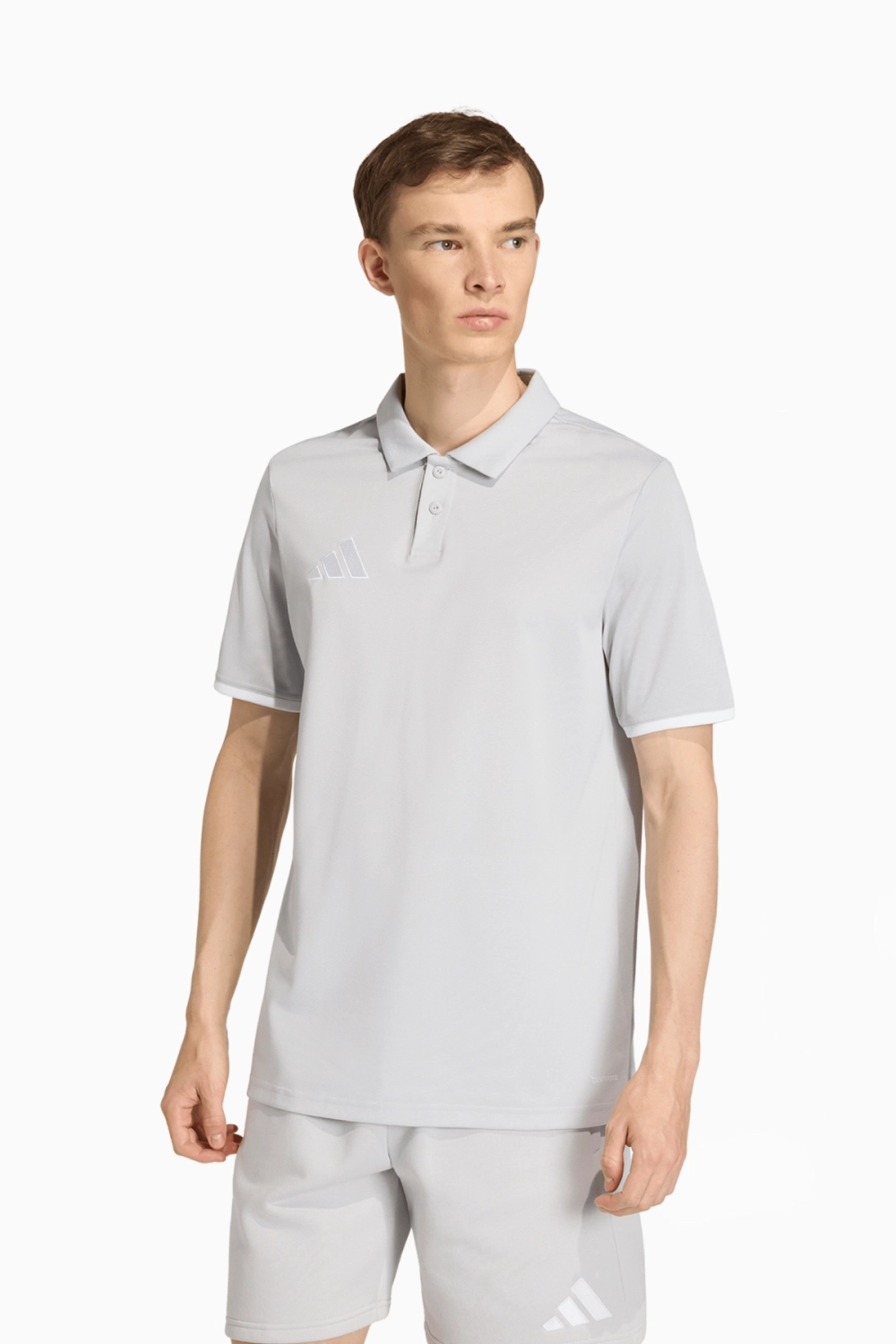 Футболка adidas Entrada 26 Polo - серый