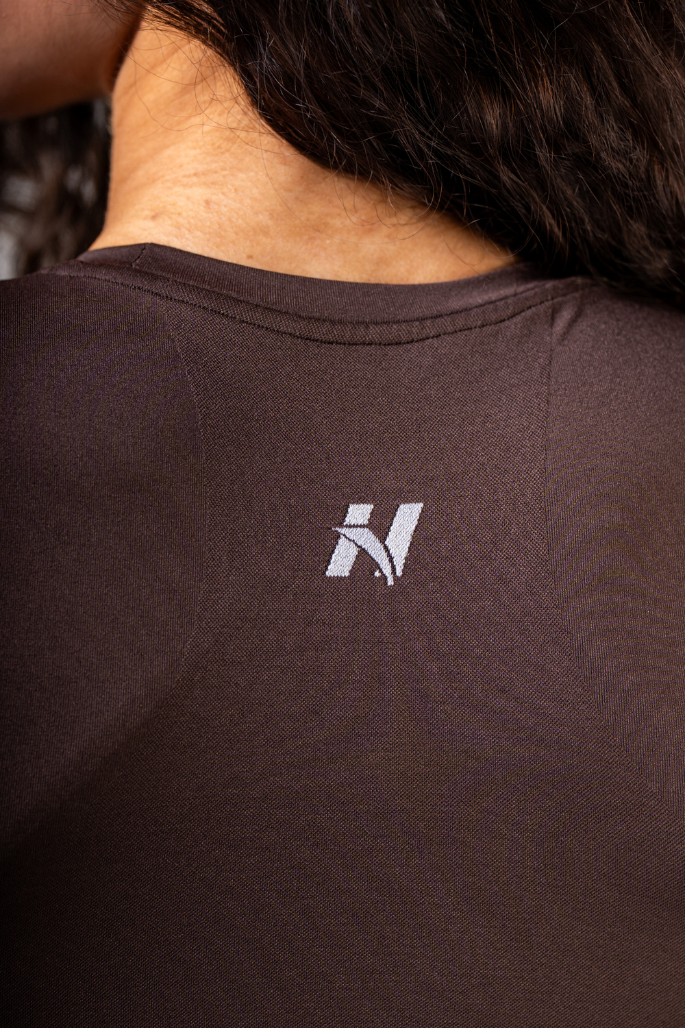 Топ-футболка Seamless Short-Sleeve Top POWER 891 DARK BROWN