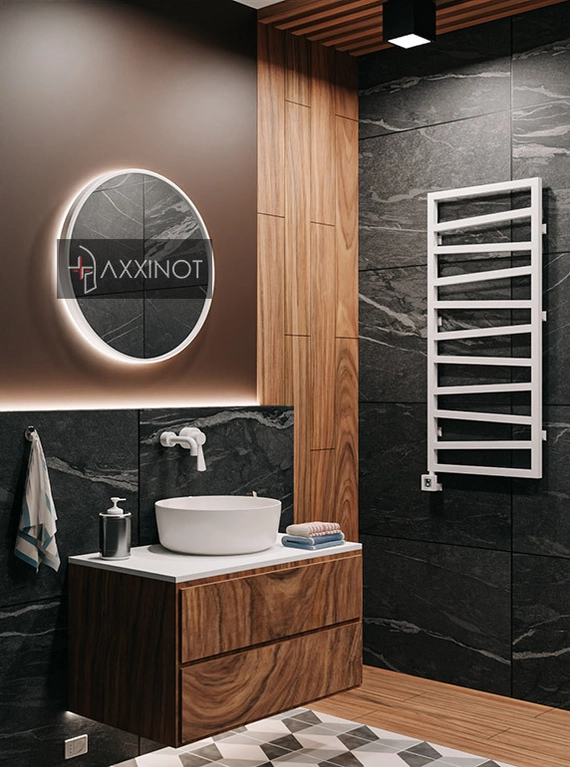 Axxinot Inezo E - электрический дизайн полотенцесушитель из нержавеющей стали