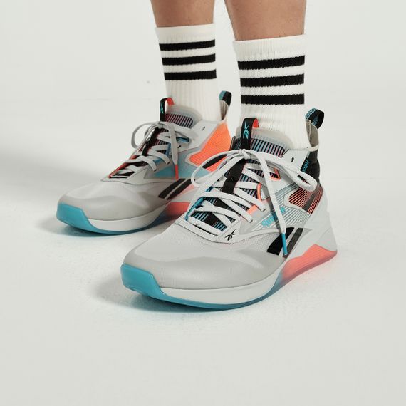 reebok Кроссовки для тренировок Низкие Серые Черные Унисекс