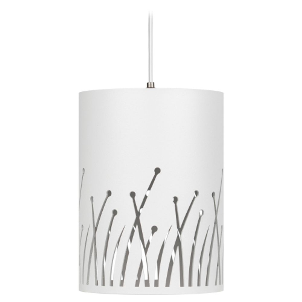 Светильник подвесной (подвес) ЭРА PL30 WH цоколь GX53 потолочный цилиндр белый