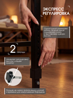 Массажная кушетка, стол складной с регулировкой высоты Massagecomplekt, 180*60, c подлокотниками