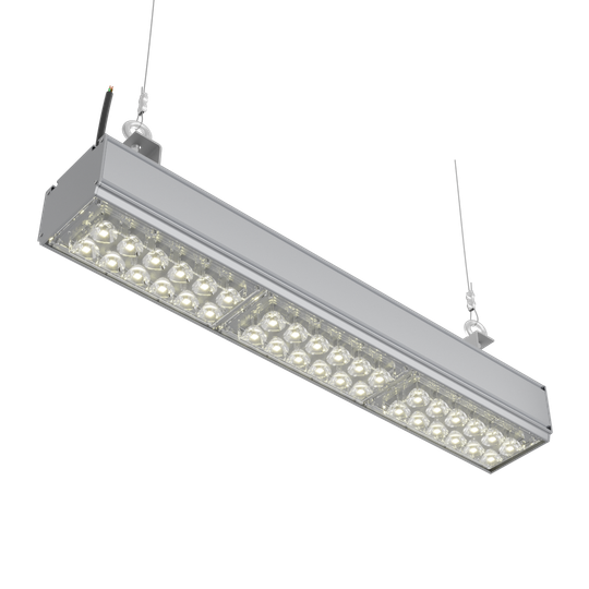 Светильник LED ПАЛЛАДА ДСП02-75-402-5К Л120 75Вт 5000К IP65 Прозрачный 13120лм 540х91х135мм WOLTA PRO