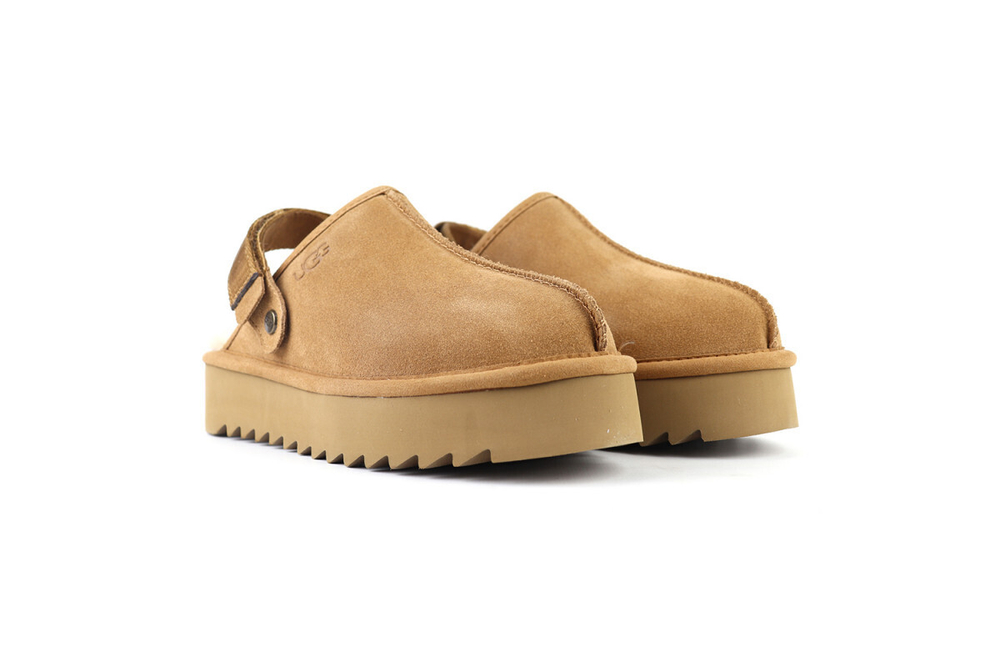 UGG Goldenstar Clog Platform Chestnut
