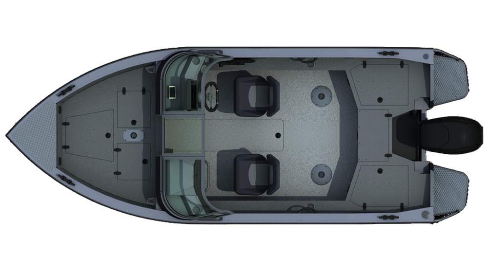 Катер-лодка алюминиевая SIBERIA S4 (one)