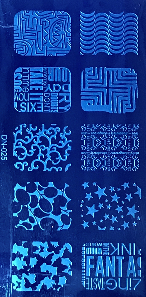 Пластина для стемпинга DN-025