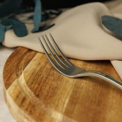 Вилка столовая 20,2 см матовая с золотом   P.L. Proff Cuisine [12]