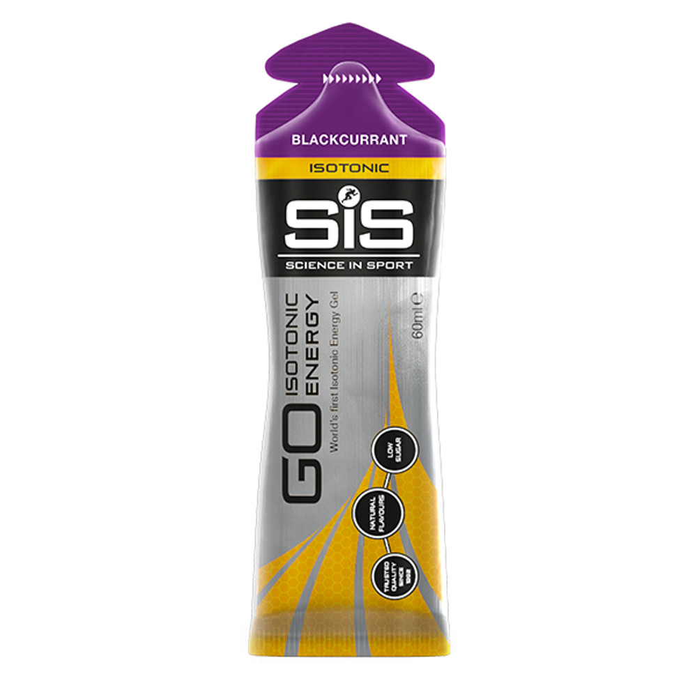 Гель энергетический SiS GO Isotonic Energy, Черная смородина, 60мл